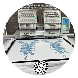 Máquina de Bordar Industrial Dahao de 2 Cabezas y 12 Agujas, <span class=keywords><strong>Manual</strong></span>/Automática, con Pantalla Táctil, Área de Trabajo de 400*600mm - Product Image 3