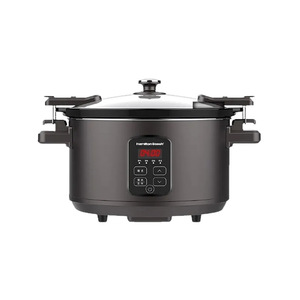Hamilton Beach Electric Slow Cooker 5-6L Multi Function Stewing Soup Pot With <b>Timer</b> Interstellar Gray - Product Image 2