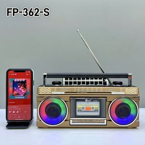 NUEVO Altavoz Bluetooth con Energía Solar FP-362-S con Luces Disco, Radio FM AM SW1-2 de 4 Bandas, Reproductor de Música USB TF - Product Image 6