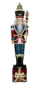 Soldat tenant un sceptre (avec des lumières sur le SCEPTRE) avec 10 lumières et 9 bandes lumineuses - Product Image 2