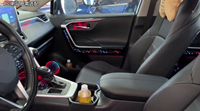 ICarsin pour Toyota RAV4 2019-2024 : Kit d'éclairage d'ambiance dynamique style ciel étoilé, panneau LED intérieur, accessoires de mise à niveau