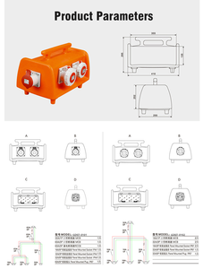 Spina elettrica in rame industriale dorata coppia scatola di distribuzione di potenza <span class=keywords><strong>AU</strong></span> Standard 220V 100KA corrente nominale OEM/ODM disponibile - Product Image 5