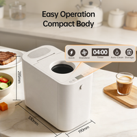 Compostador Eléctrico de Cocina de 2.5L, Convierte Desechos de Alimentos en Compost, Ciclo Rápido de 4-6 Horas, Bajo Consumo de Energía, Inteligente, Sin Olores, para el Hogar