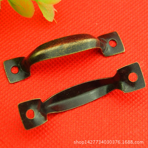 Poignée de meuble en alliage antique 51 mm, forme barre, tirette de tiroir, style traditionnel, en fer moulé sous pression durable - Product Image 3