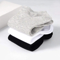 10 paires de chaussettes de bateau en Polyester pour hommes nouveau Style noir blanc gris hommes d'affaires bas doux respirant été pour homme
