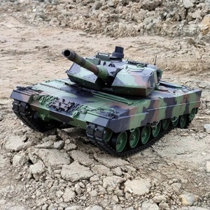 Henglong 3889-1 PRO 1/16 Char d'assaut allemand Leopard 2 A6 RC 2.4G avec fumée et son, modèle de char télécommandé - Product Image 6