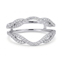 Bagues personnalisées pour femmes, bagues de mariage avec moissanite couleur D, bagues de rehaussement