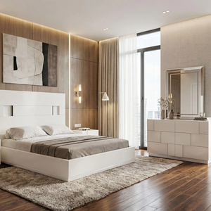 Muebles <span class=keywords><strong>de</strong></span> Dormitorio <span class=keywords><strong>de</strong></span> Hotel <span class=keywords><strong>de</strong></span> Lujo Modernos <span class=keywords><strong>de</strong></span> Madera, Tocadores, <span class=keywords><strong>Cama</strong></span> King Size, Mesita <span class=keywords><strong>de</strong></span> Noche, Cómoda con Cajones, Cabecero Iluminado 2026 ¡Oferta Caliente! - Product Image 1