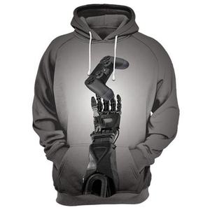 Sudadera con capucha personalizada sublimada de color negro Servicios OEM - Product Image 6