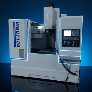 آلات طحن CNC عمودية احترافية مخصصة طراز VMC7124 XH7124، مركز آلات طحن CNC صناعي صغير لقطع المعادن - Product Image 1