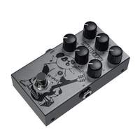 Pédale de guitare électrique BHA MINI-EFX, 9 effets de tonalité, contrôle avec 1 excitation, overdrive, distorsion, rock, mini CE FCC