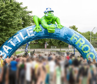 Arche gonflable personnalisée avec logo, facile à installer, en promotion, pour événements sportifs et publicitaires