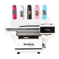 Impresora UV de Cama Plana 6040 con 2 Piezas Xp600/i1600/i3200 para Imprimir en Vasos, Tarjetas de Crédito, Botellas de Cosméticos, Botellas de Vino