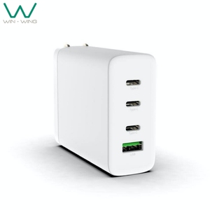 GaN Charger 100W 3C 1A 20V 5A PD Charger For MacBook ETL PSE CE ROHS Certified