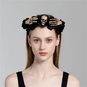 Повязка на голову с изображением черепа для Хэллоуина