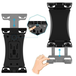 Support de tablette robuste YH3210 pour vélo d'appartement, fixation en acier ABS, support de téléphone à pince, fixation murale industrielle avec base de fixation par vis - Product Image 2