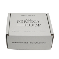 Boîte d'expédition plate en carton ondulé durable, personnalisable avec logo, vente en gros, pour vêtements et chaussures