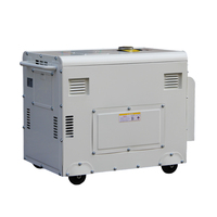 Générateur Inverseur Diesel Puissant 7kW 200A avec Technologie AVR, Démarrage Automatique à Distance, 50Hz, Silencieux, Mobile, Cuivre Pur, CA