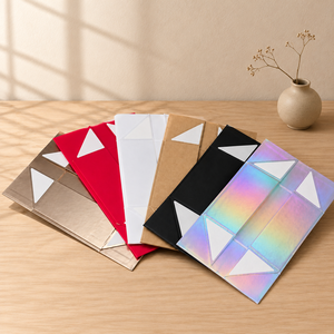 Caja Rígida Plegable de Lujo para Envío Plano, Caja de Regalo Colapsable con Múltiples Opciones de Papel en la Superficie - Product Image 2