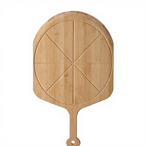 Pala para <span class=keywords><strong>Pizza</strong></span> <span class=keywords><strong>de</strong></span> Bambú Fiery <span class=keywords><strong>Chef</strong></span> <span class=keywords><strong>de</strong></span> 12 Pulgadas, Ligera, con Ranuras para 8 Rebanadas, Apta para Horno, Accesorio para Horno <span class=keywords><strong>de</strong></span> <span class=keywords><strong>Pizza</strong></span> al Aire Libre, 17.3x12.2 - Product Image 1
