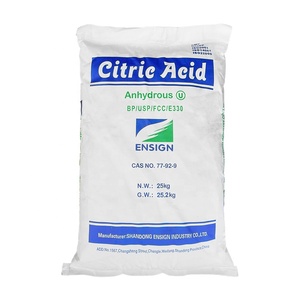 Acide citrique anhydre à base de maïs, qualité alimentaire, régulateur de <span class=keywords><strong>pH</strong></span>, soluble dans l'eau, certifié Halal/Kosher/ISO9001, sac de 25 kg - Product Image 6