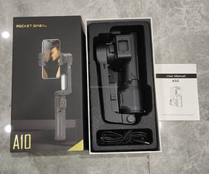 Estabilizador de Cámara <span class=keywords><strong>para</strong></span> Teléfono Móvil A10 Multifuncional de 2 Ejes, Ajustable, Estabilizador de Mano <span class=keywords><strong>para</strong></span> Video de Teléfono - Product Image 1