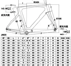 Pabrik Cina bingkai serat karbon T800 rangka sepeda jalan rem cakram garpu karbon sepeda kerikil Frameset