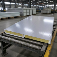 Panneau composite thermique pour structure préfabriquée, chambre froide, mur, plafond, toiture - ignifuge et écologique