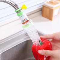 Aérateur de Robinet Simple en Plastique Rotatif à 360° Économiseur d'Eau Tête Pivotante Filtre Diffuseur de Robinet