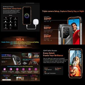 Blackview Oscal Pilot 3 Rugged Phone 12GB + 256GBナイトビジョンAndroid 15 MediaTek Dimensity 6300 Octa Core OTG NFC 5Gスマートフォン - Product Image 4
