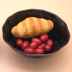 Tazón de cerámica de roca redonda negra de alta calidad para el hogar Hoteles creativos, restaurantes, vajilla, sopa y frutas - Product Image 6