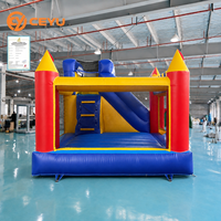Ceyu Château Gonflable avec Toboggan, Tour et Piscine à Bumper pour Fêtes d'Enfants et Divertissement en Jardin, Usage Commercial, Vente Directe Usine