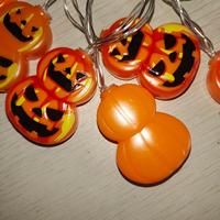 Batteriebetriebene Animierte Halloween Doppelstapel-Kürbis LED-Lichterkette Jack O'Lantern Wasserdichte Außendekoration für Feiertage