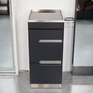 DM High End Salon <b>Tool</b> <b>Cabinet</b> with Drawers Hairdressing <b>Storage</b> Trolley for Beauty Salon - Product Image 2