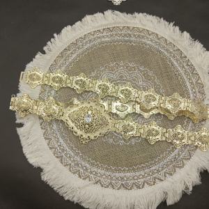 C <span class=keywords><strong>ceinture</strong></span> <span class=keywords><strong>marocaine</strong></span> chic artisanat bijoux de mariage pour femmes de luxe accessoires vestimentaires <span class=keywords><strong>ceinture</strong></span> de longueur réglable - Product Image 4