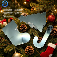Lámina de Espejo Acrílico Art Deco Personalizada al por Mayor, Forma Irregular para Manualidades Navideñas, Adornos, Fábrica OEM