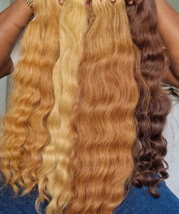 Lots de Cheveux Humains Indiens Lisses 100% Naturels Non Transformés de Qualité Supérieure, Diverses Couleurs, 100% Cheveux Indiens Bruts pour la Beauté - Product Image 5