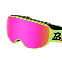 Masque de ski mat, élégant, anti-buée, protection UV400, coupe-vent, durable, haute qualité, non réfléchissant, sangle réglable