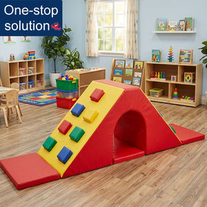 Ensembles <span class=keywords><strong>de</strong></span> <span class=keywords><strong>jeux</strong></span> souples modulaires pour enfants, blocs d'escalade en mousse pour tout-petits et bébés, utilisation domestique et commerciale - Product Image 1