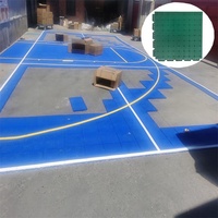 Constructor de Estadios Personalizados |   Estadio Deportivo con Piso de Baldosas para Interiores y Exteriores con Logotipo de Líneas