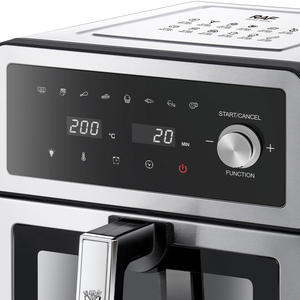 Raf Flagship mô hình đầy đủ kim loại Nồi chiên không khí thông minh Điện Kỹ Thuật số Thép không gỉ Nồi chiên không khí với lên và xuống kép sưởi ấm - Product Image 4