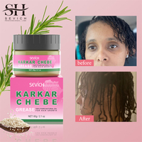 Huile de Croissance et Beurre Capillaire Traitant Logo Personnalisé pour une Repousse et des Cheveux Plus Épais, Étiquette Privée pour Femmes Noires