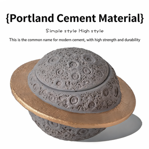 Урна для животных из влагостойкого цемента, герметичная, в форме планеты, для кошек и собак, товары для похоронных услуг для животных - Product Image 3