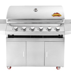 SEB <span class=keywords><strong>KAMADO</strong></span> Traveler Gril à gaz portable extérieur 6 brûleurs Parrilla Gas Flat Top Grill - Product Image 1