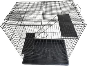 <span class=keywords><strong>Cage</strong></span> ronde en métal écologique pour furet, lapin ou écureuil, intérieur et extérieur, pour petits animaux - Product Image 4