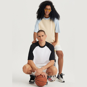 T-shirts unisexe de style rétro américain en coton mixte de haute qualité imprimé de logo personnalisé coupe surdimensionnée pour les hommes en été - Product Image 6