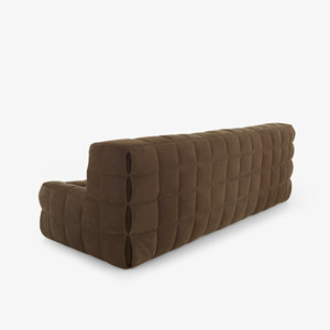 Luxury Modern Deep <b>Seating</b> Sectional Sofa Soft Fabric 3 Seater Couch for Mansion Living Room - Product Image 5