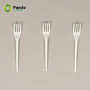 Kits de couverts jetables en plastique, cuillère, fourchette, couteau, plastique transparent emballé, PLA, vente en gros, ensembles de couverts biodégradables - Product Image 6