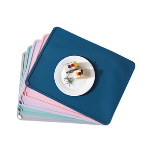 Tùy Chỉnh Thiết Kế Không Trượt Chịu Nhiệt Silicone Placemat Chất Lượng Cao Dễ Dàng Làm Sạch Silicone Mat Cho Bộ Đồ Ăn - Product Image 2