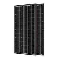 Panneau solaire monocristallin haute efficacité 150W, module PV pour pompe à eau solaire et projet d'éclairage public